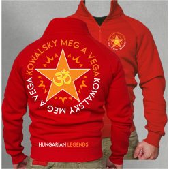   Kowalsky meg a Vega - Csillag logó férfi cipzáras, galléros pulóver