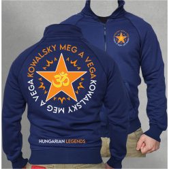   Kowalsky meg a Vega - Csillag logó férfi cipzáras, galléros pulóver