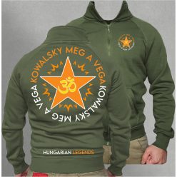   Kowalsky meg a Vega - Csillag logó férfi cipzáras, galléros pulóver