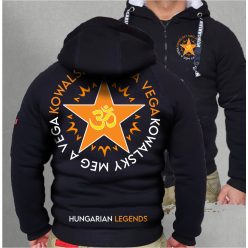   Kowalsky meg a Vega - Csillag logó férfi sherpa béléses cipzáras pulóver