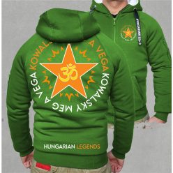   Kowalsky meg a Vega - Csillag logó férfi sherpa béléses cipzáras pulóver