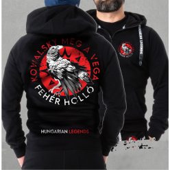   Kowalsky meg a Vega - Fehér holló férfi kapucnis, cipzáras pulóver