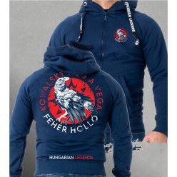   Kowalsky meg a Vega - Fehér holló férfi kapucnis, cipzáras pulóver