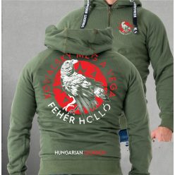   Kowalsky meg a Vega - Fehér holló férfi kapucnis, cipzáras pulóver