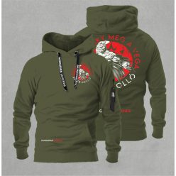   Kowalsky meg a Vega - Fehér holló férfi kapucnis, belebújós pulóver