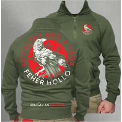   Kowalsky meg a Vega - Fehér holló férfi cipzáras, galléros pulóver