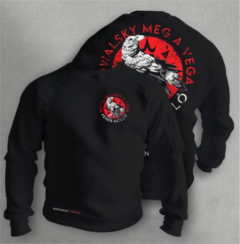 Kowalsky meg a Vega - Fehér holló férfi kerek nyakú pulóver