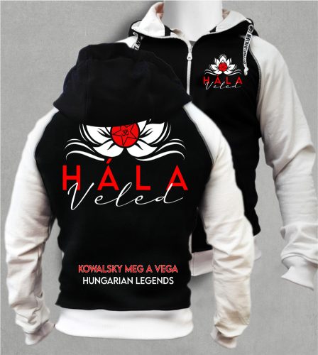 Kowalsky meg a Vega - Hála Veled férfi kapucnis, cipzáras pulóver