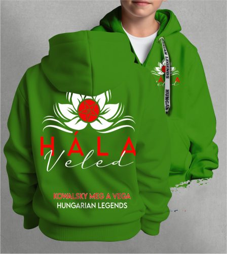 Kowalsky meg a Vega - Hála Veled gyerek kapucnis, cipzáras pulóver