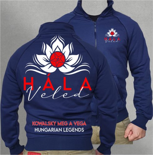 Kowalsky meg a Vega - Hála Veled férfi cipzáras, galléros pulóver