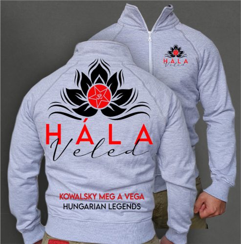 Kowalsky meg a Vega - Hála Veled férfi cipzáras, galléros pulóver