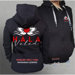   Kowalsky meg a Vega - Hála Veled női cipzáras, kapucnis pulóver