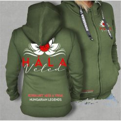   Kowalsky meg a Vega - Hála Veled női cipzáras, kapucnis pulóver