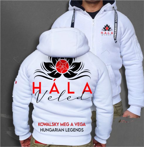 Kowalsky meg a Vega - Hála Veled férfi sherpa béléses cipzáras pulóver