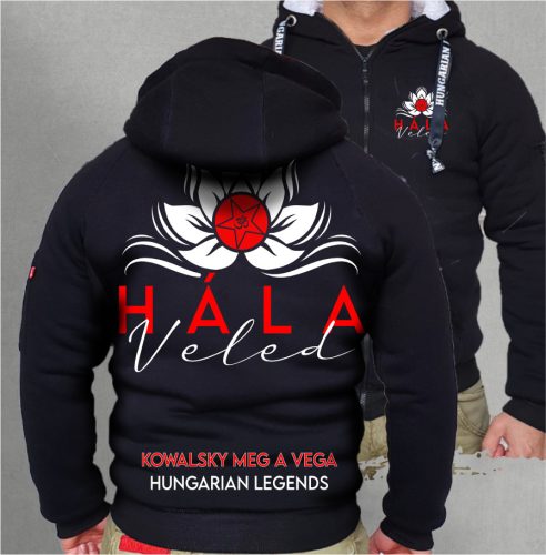 Kowalsky meg a Vega - Hála Veled férfi sherpa béléses cipzáras pulóver