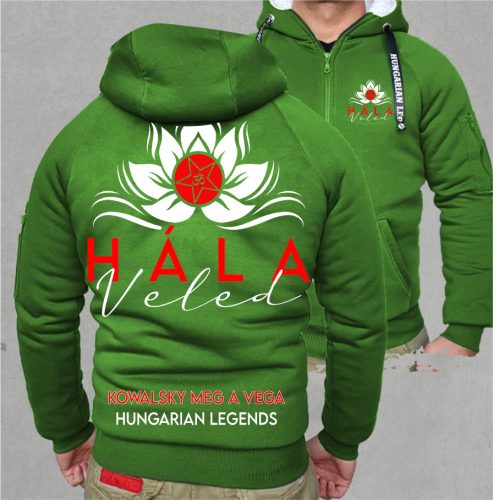 Kowalsky meg a Vega - Hála Veled férfi sherpa béléses cipzáras pulóver