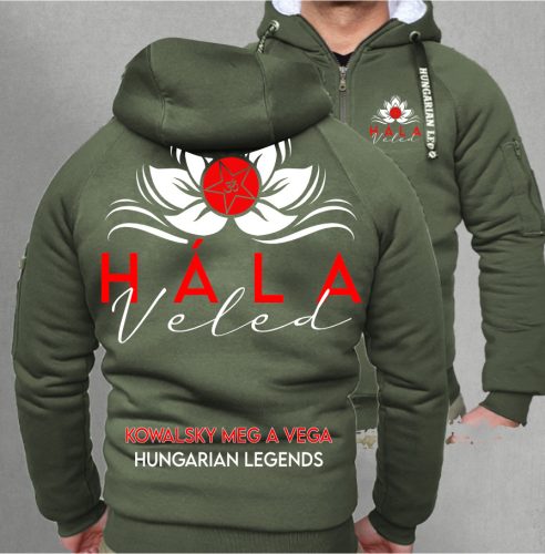 Kowalsky meg a Vega - Hála Veled férfi sherpa béléses cipzáras pulóver