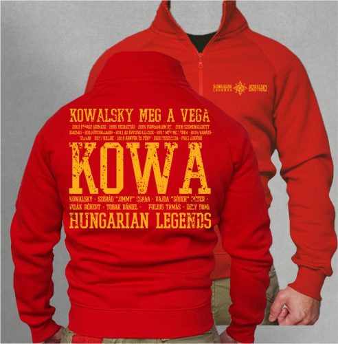 Kowalsky meg a Vega - Feliratos férfi cipzáras, galléros pulóver