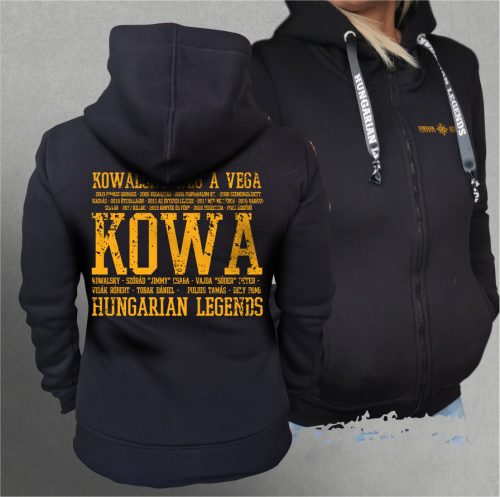 Kowalsky meg a Vega - Feliratos női cipzáras, kapucnis pulóver