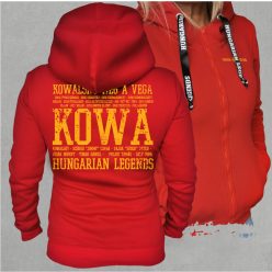   Kowalsky meg a Vega - Feliratos női cipzáras, kapucnis pulóver