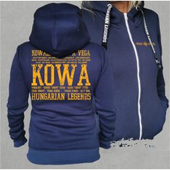   Kowalsky meg a Vega - Feliratos női cipzáras, kapucnis pulóver