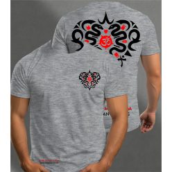 Kowalsky meg a Vega - Szív logó férfi rövid ujjú póló