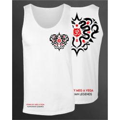 Kowalsky meg a Vega - Szív logó férfi ujjatlan póló