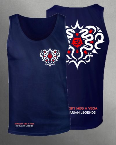 Kowalsky meg a Vega - Szív logó férfi ujjatlan póló