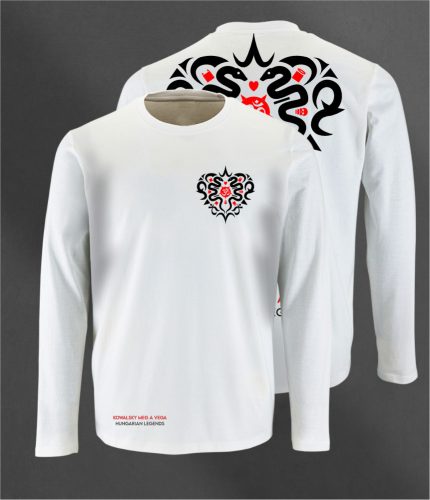 Kowalsky meg a Vega - Szív logó férfi hosszú ujjú póló