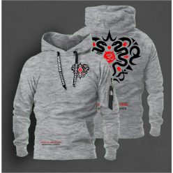   Kowalsky meg a Vega - Szív logó férfi kapucnis, belebújós pulóver