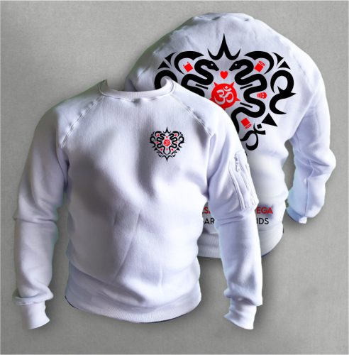 Kowalsky meg a Vega - Szív logó férfi kerek nyakú pulóver