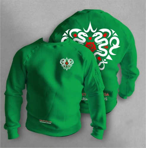 Kowalsky meg a Vega - Szív logó férfi kerek nyakú pulóver