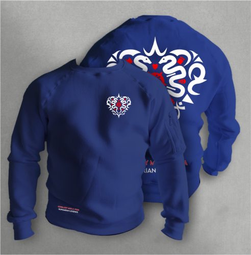 Kowalsky meg a Vega - Szív logó férfi kerek nyakú pulóver