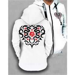   Kowalsky meg a Vega - Szív logó női cipzáras, kapucnis pulóver