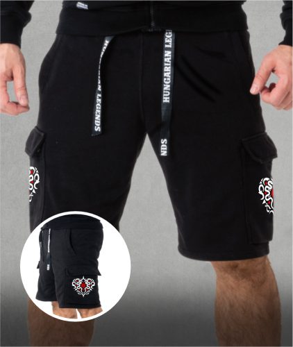 Kowalsky meg a Vega - Szív logó férfi cargo rövidnadrág