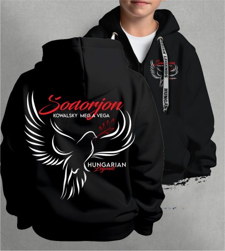 Kowalsky meg a Vega - Sodorjon gyerek kapucnis, cipzáras pulóver