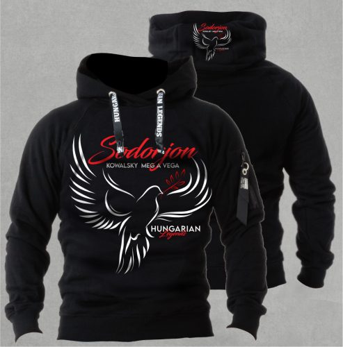 Kowalsky meg a Vega - Sodorjon férfi kapucnis, belebújós pulóver