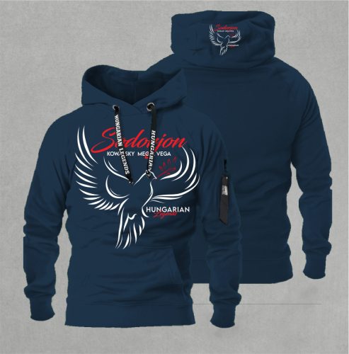 Kowalsky meg a Vega - Sodorjon férfi kapucnis, belebújós pulóver