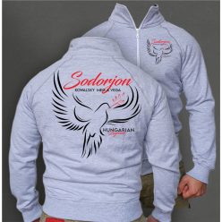   Kowalsky meg a Vega - Sodorjon férfi cipzáras, galléros pulóver