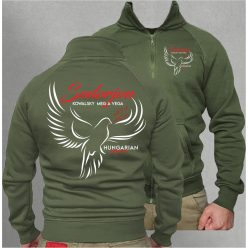   Kowalsky meg a Vega - Sodorjon férfi cipzáras, galléros pulóver