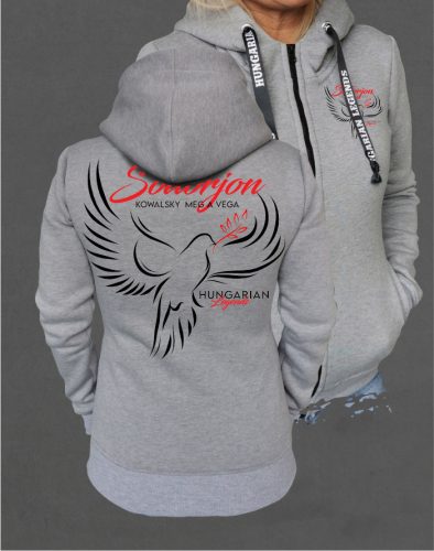 Kowalsky meg a Vega - Sodorjon női cipzáras, kapucnis pulóver