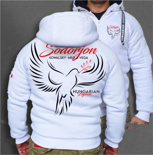 Kowalsky meg a Vega - Sodorjon férfi sherpa béléses cipzáras pulóver