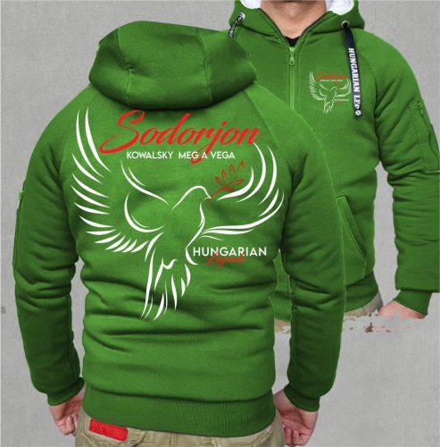 Kowalsky meg a Vega - Sodorjon férfi sherpa béléses cipzáras pulóver