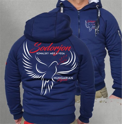 Kowalsky meg a Vega - Sodorjon férfi sherpa béléses cipzáras pulóver