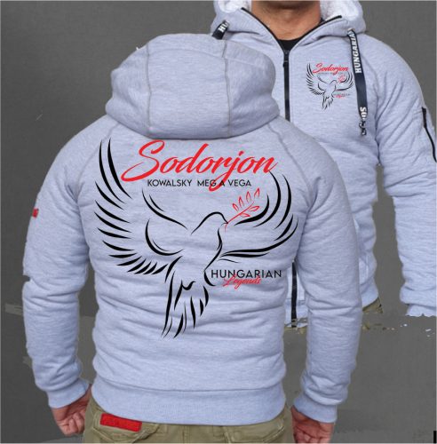 Kowalsky meg a Vega - Sodorjon férfi sherpa béléses cipzáras pulóver