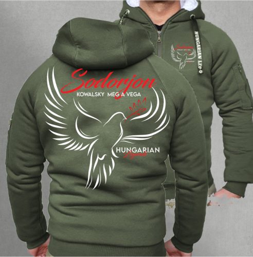 Kowalsky meg a Vega - Sodorjon férfi sherpa béléses cipzáras pulóver