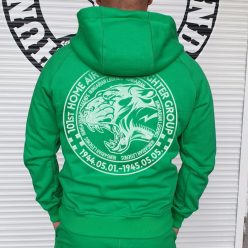   101. Puma mintás férfi kapucnis cipzáras pulóver - hímzett mintával