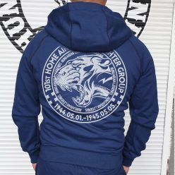   101. Puma mintás férfi kapucnis cipzáras pulóver - hímzett mintával