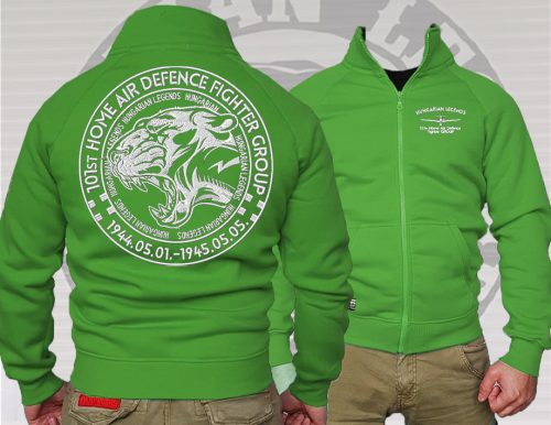 101. Puma férfi cipzáras, galléros pulóver - hímzett mintával