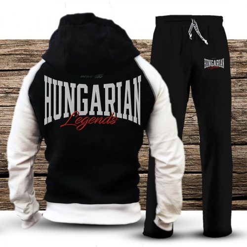 Hungarian Legends férfi szabadidőruha szett, hímzett